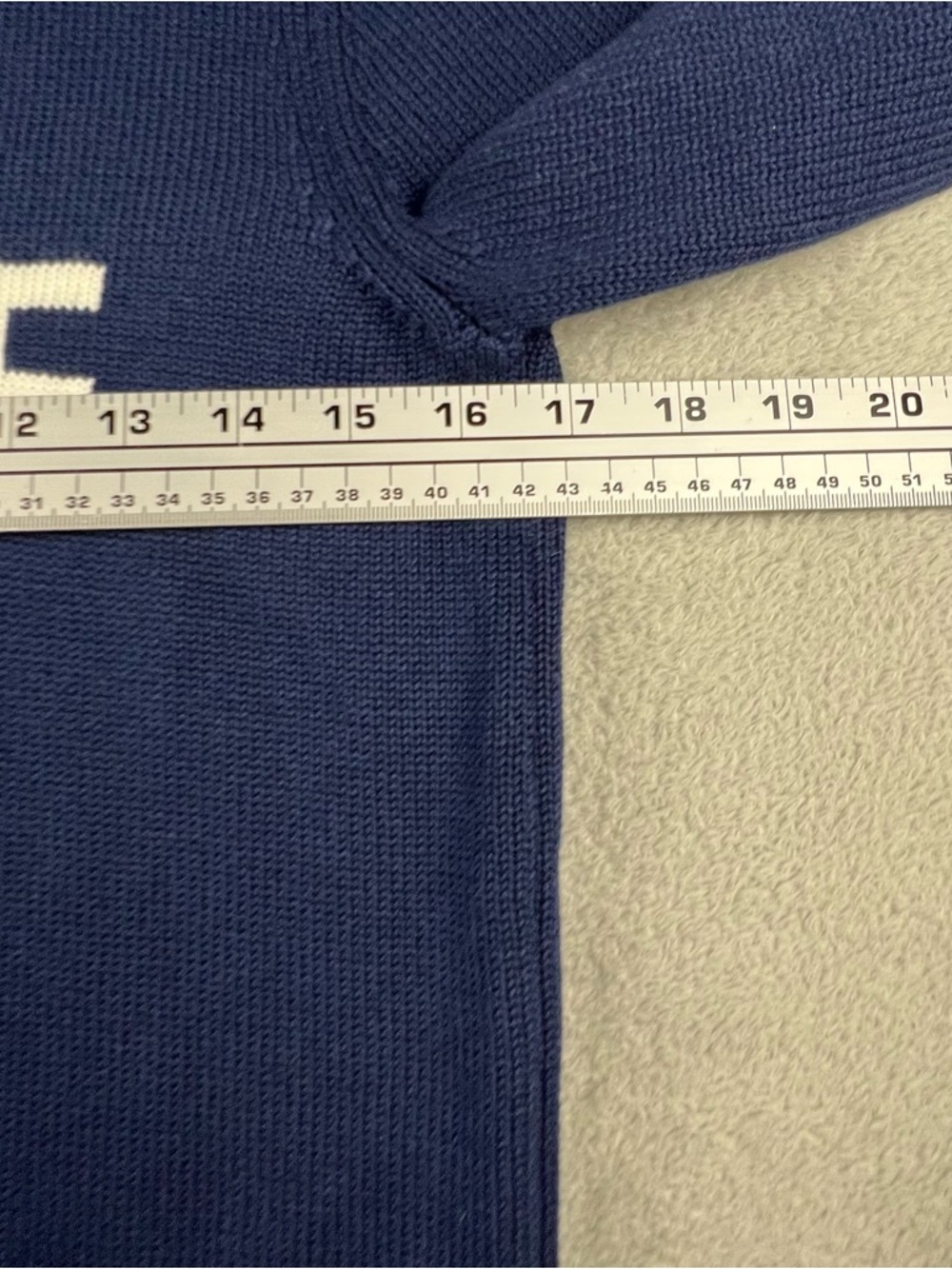 Renwick GOLF Sweater Womens Size XS Blue White Knit Pullover Crew Neck RNWK - Picture 6 of 10